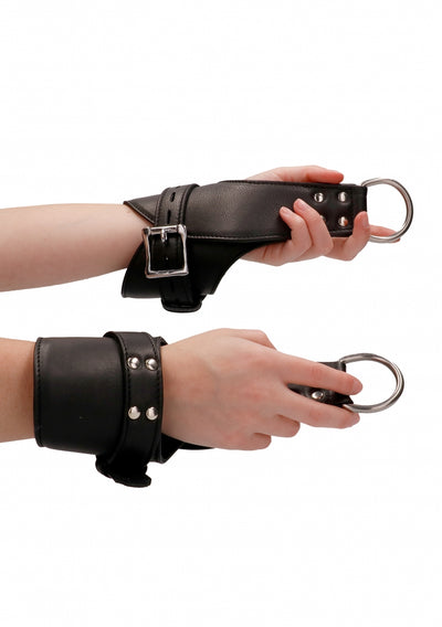 Suspension Wrist Bondage Handcuffs - Black