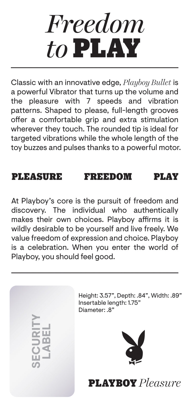 Playboy Bullet - Playboy Pleasure