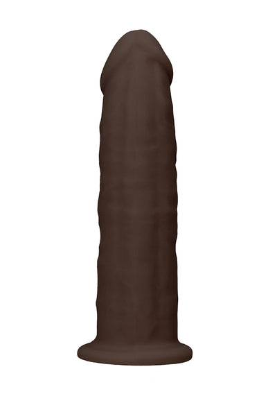 Silicone Dildo Without Balls - 19,2 Cm - Brown