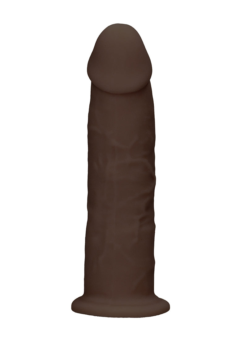 Silicone Dildo Without Balls - 19,2 Cm - Brown
