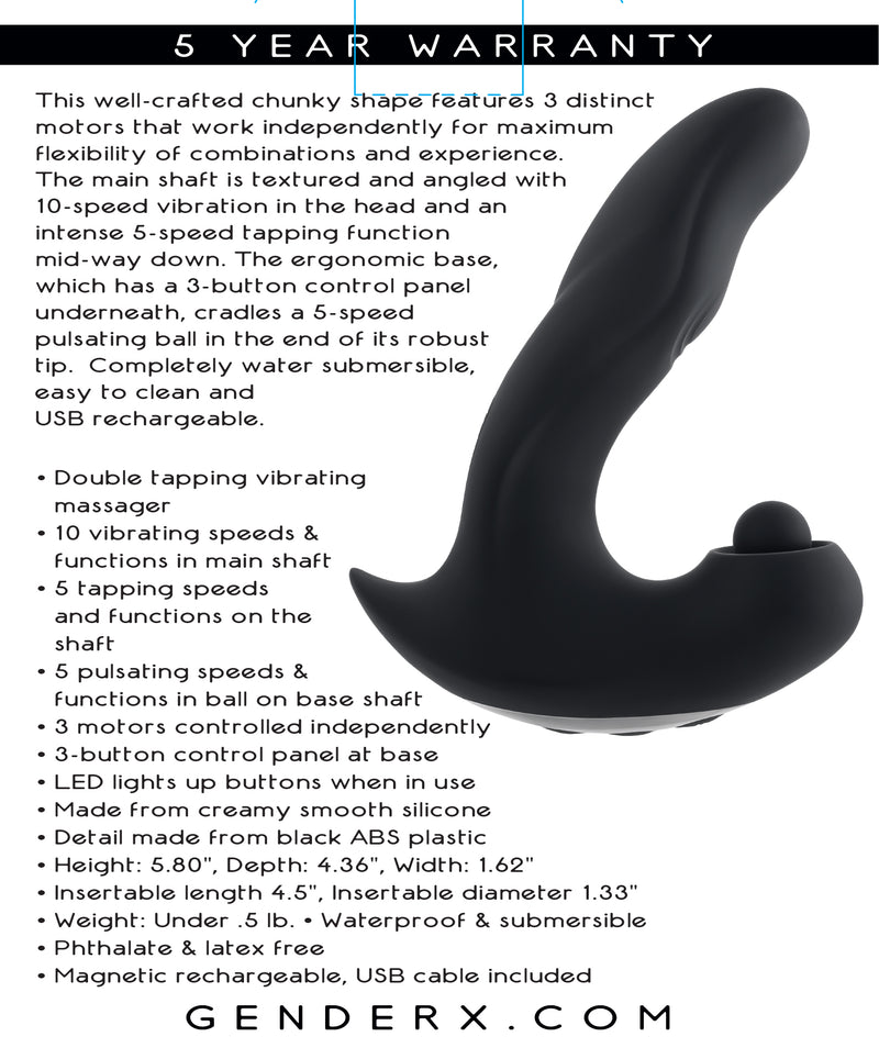 Mad Tapper - Double Tapping Vibrating Massager