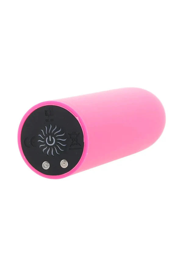 Pink Pussycat Vibrating Silicone Bullet - Pink