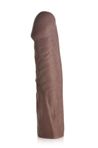 Jock Extra Long 1.5" Penis Extension Sleeve - Dark