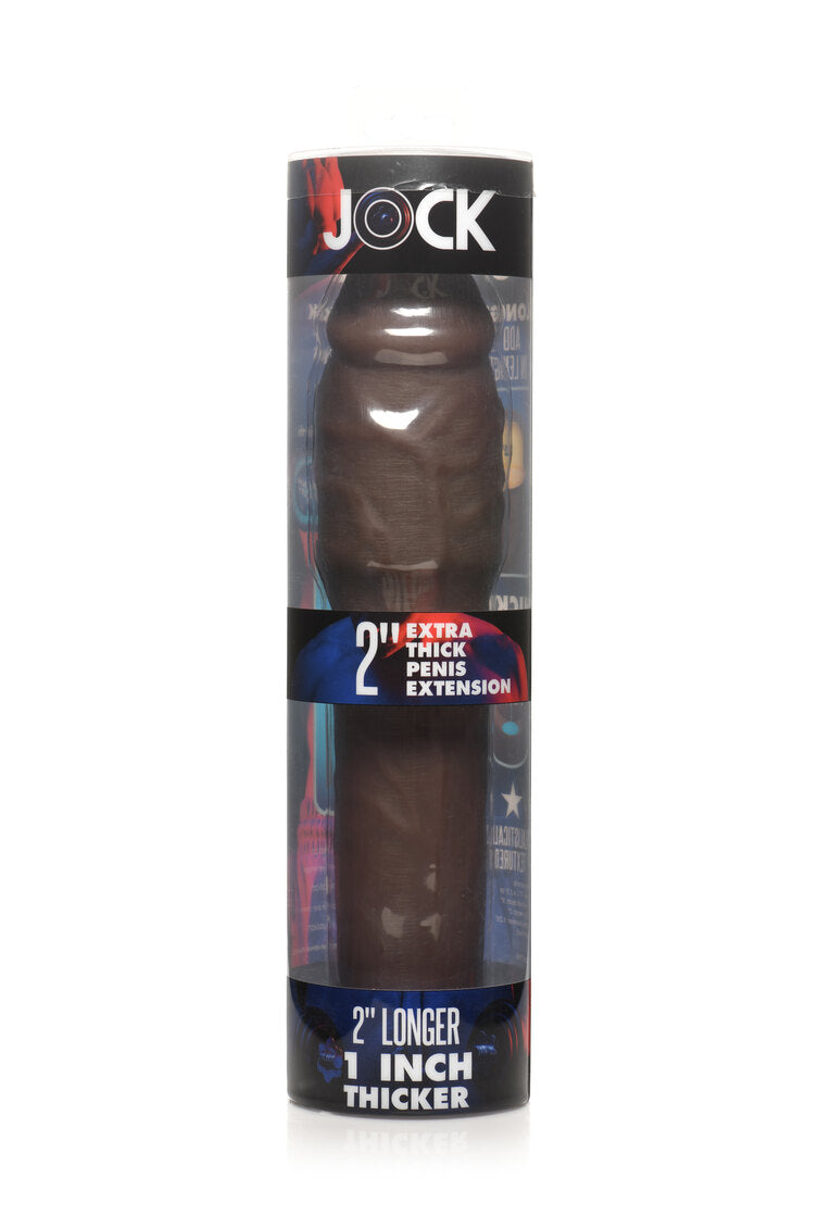 Jock Extra Thick 2" Penis Extension Sleeve - Dark