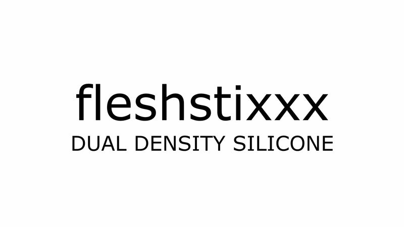 Fleshstixxx 8" Vibrating Silicone Dildo With Balls Tan