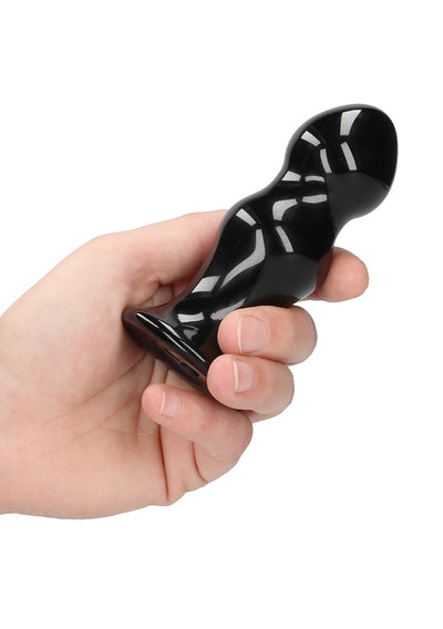 Rimly - Glass Vibrator - With Suction Cup And Remote - Rechargeable - 10 Speed