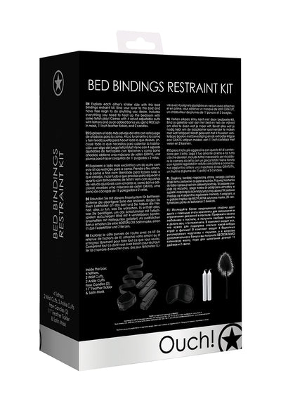 Bed Bindings Restraint Kit - Black