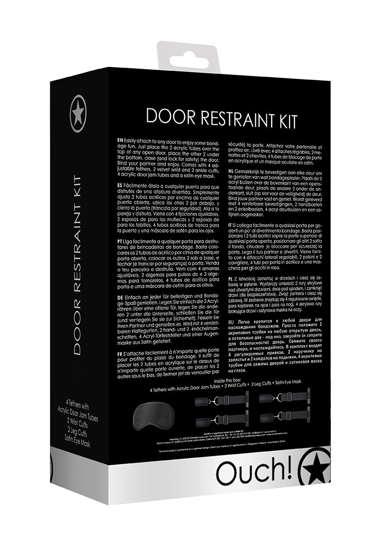 Door Restraint Set - Black