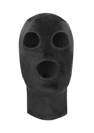 Velvet & Velcro Mask With Eye And Mouth Opening