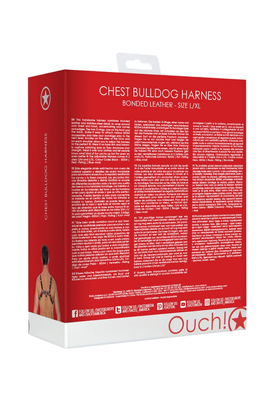 Chest Bulldog Harness - L/xl - Red
