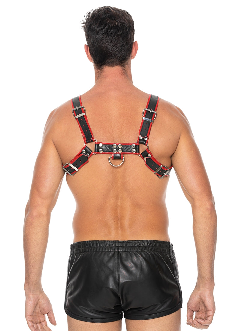 Chest Bulldog Harness - S/m - Red