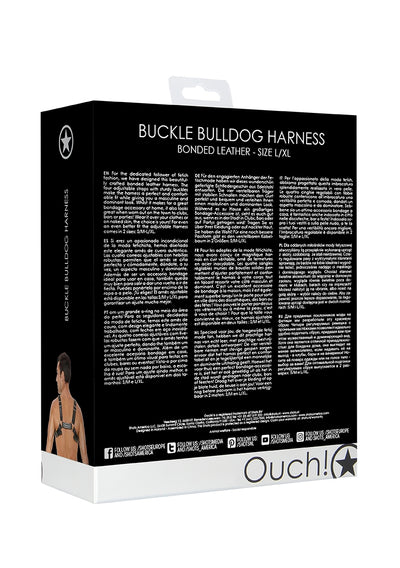 Buckle Bulldog Harness - L/xl - Black