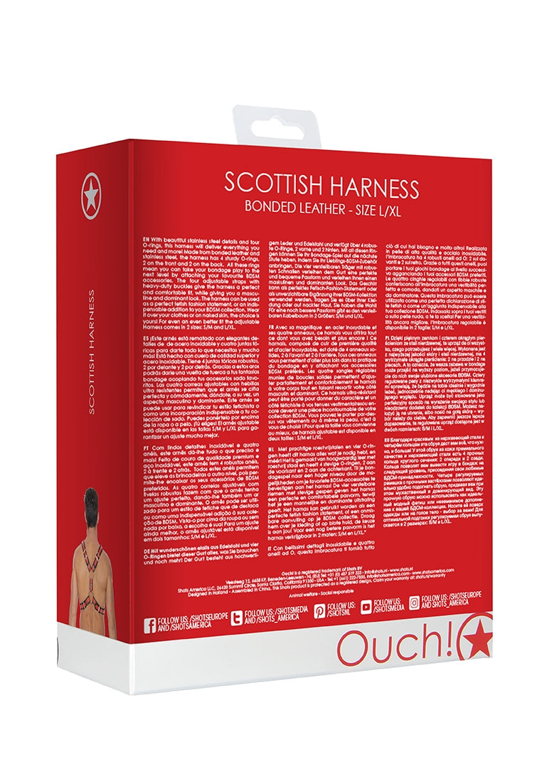 Scottish Harness - L/xl - Red
