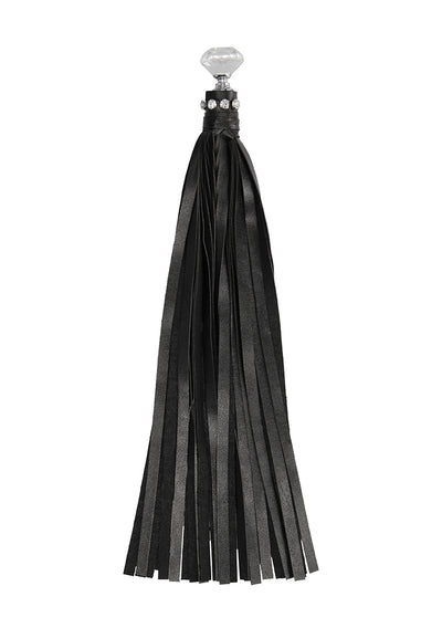 Diamond Studded Whip - Black