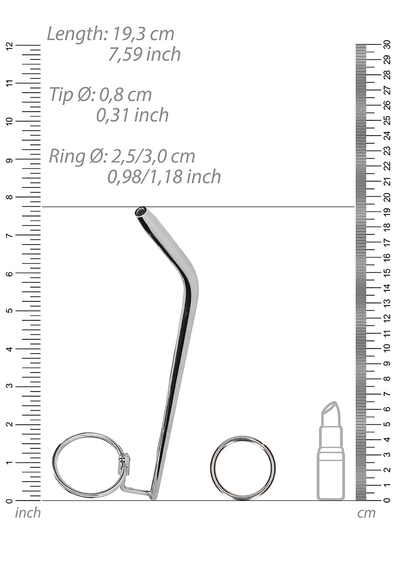 Urethral Sounding - Metal Dilator Stick