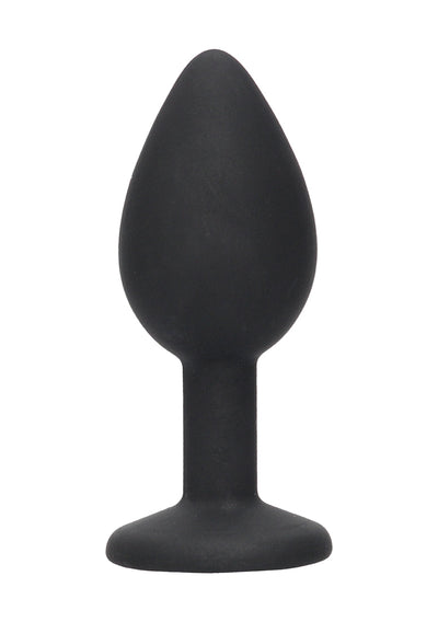 Silicone Butt Plug With Removable Jewel