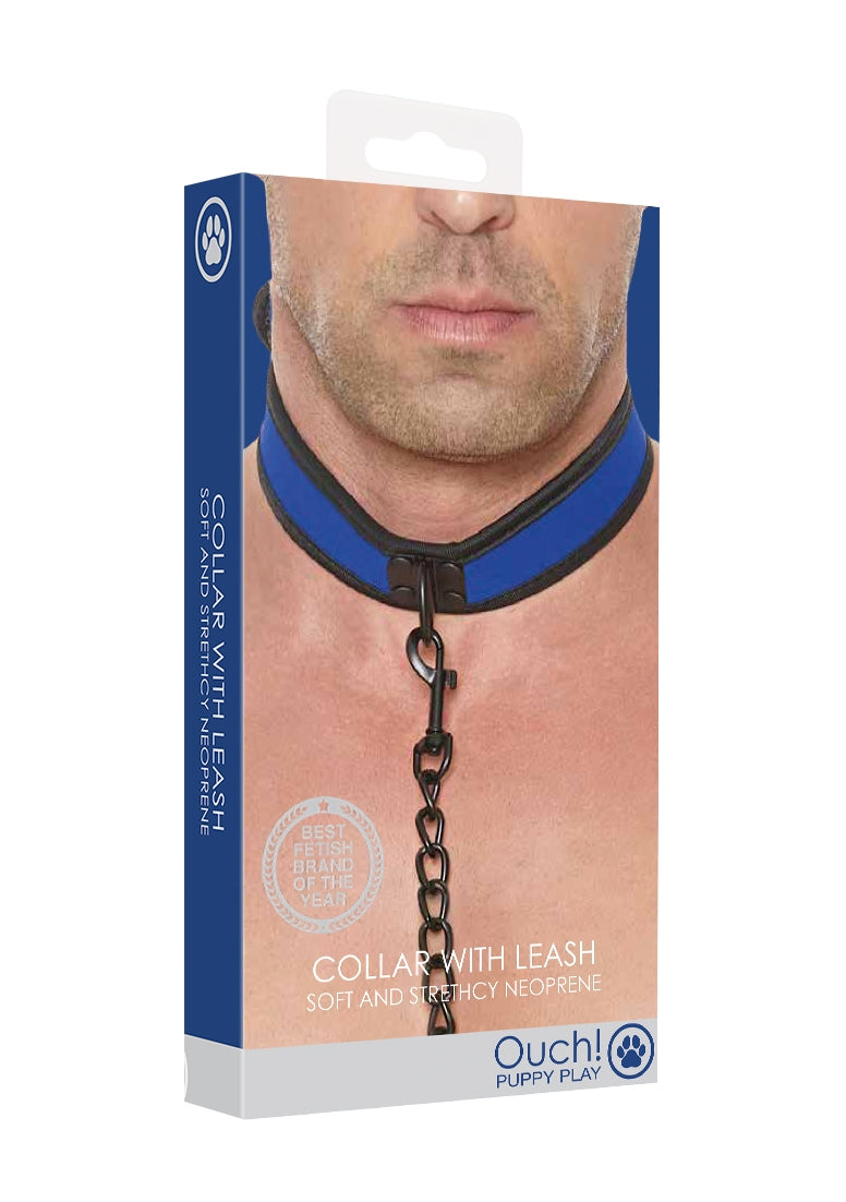 Neoprene Collar With Leash