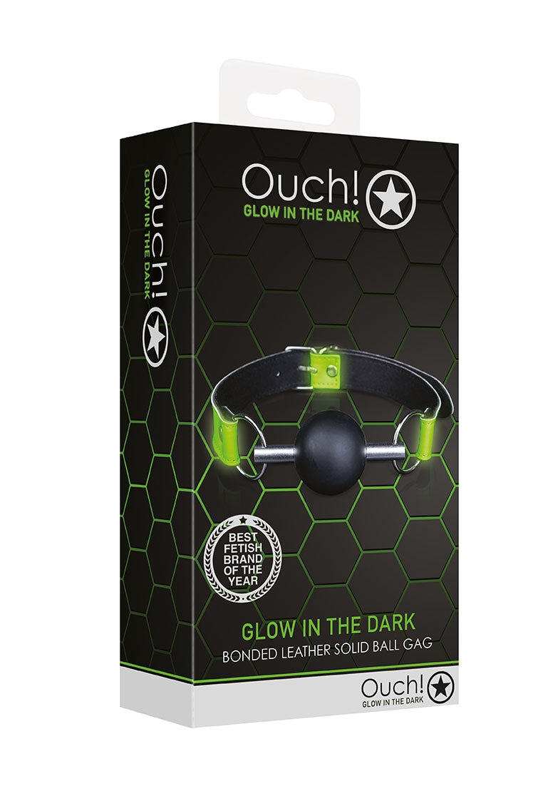 Solid Ball Gag - Glow In The Dark