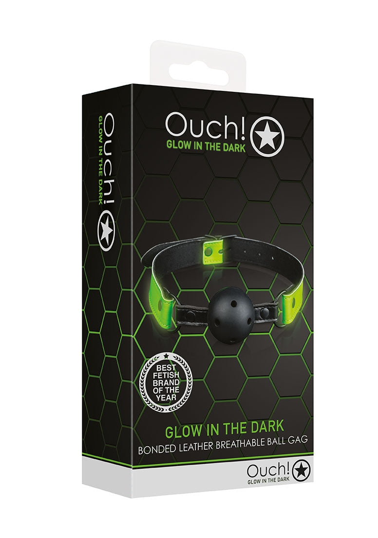 Breathable Ball Gag - Glow In The Dark