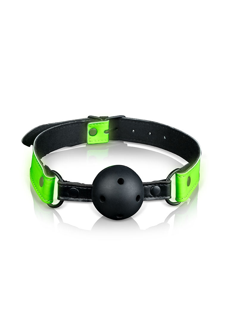 Breathable Ball Gag - Glow In The Dark