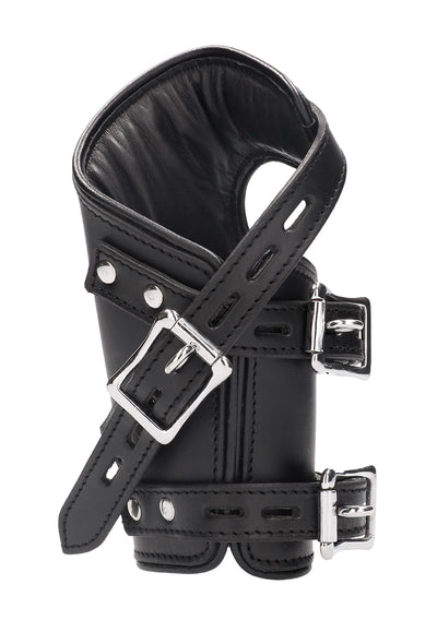 Suspension Cuffs Leather Hands & Feet - Black