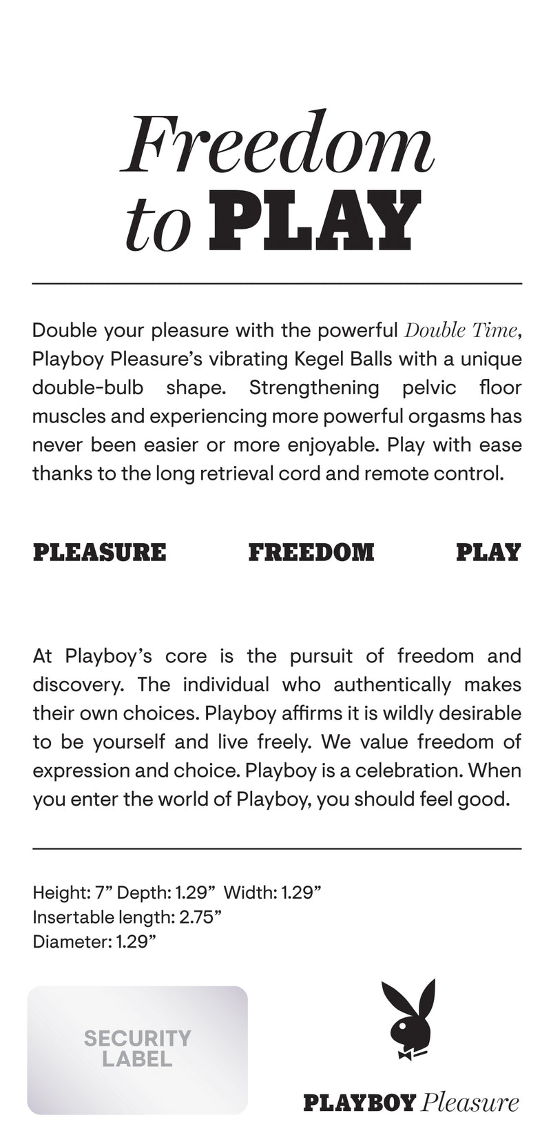 Double Time - Playboy Pleasure
