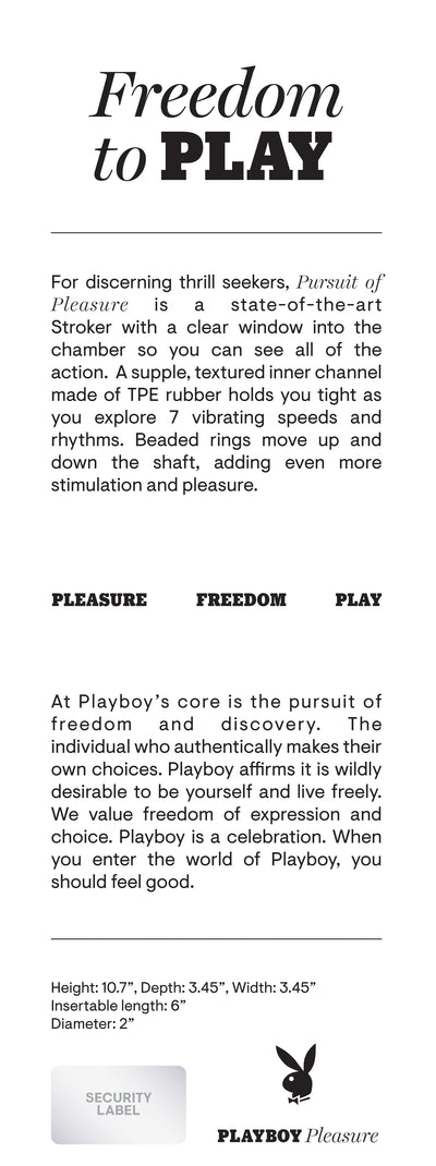 Pursuit Of Pleasure - Playboy Pleasure