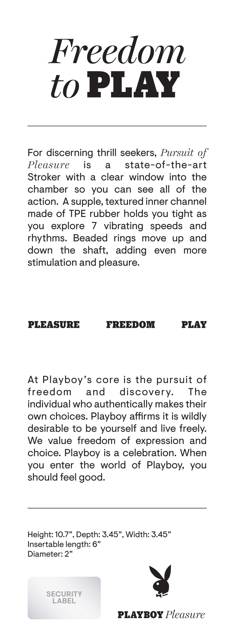 Pursuit Of Pleasure - Playboy Pleasure