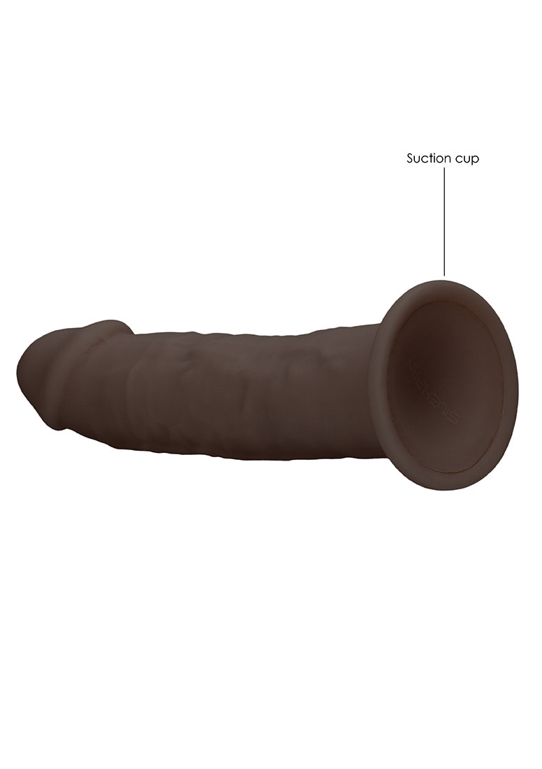 Silicone Dildo Without Balls - 15,3 Cm - Brown