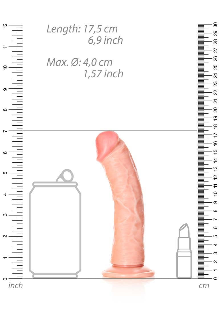 Curved Realistic Dildo With Suction Cup - 6&