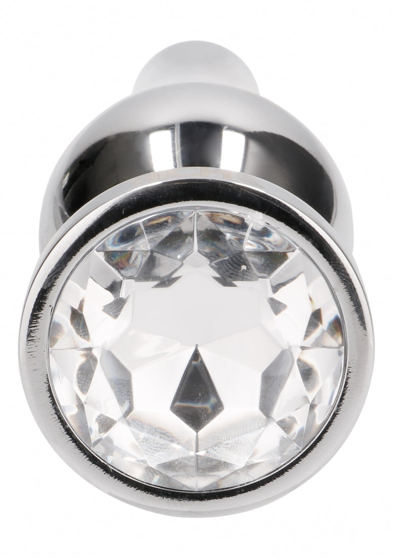 R1 - Silver Plug - 3,9 Inch - Clear Sapphire