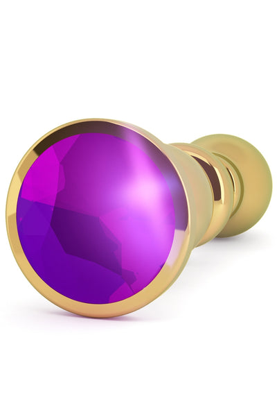 R2 - Gold Plug - 4,8 Inch - Purple Sapphire