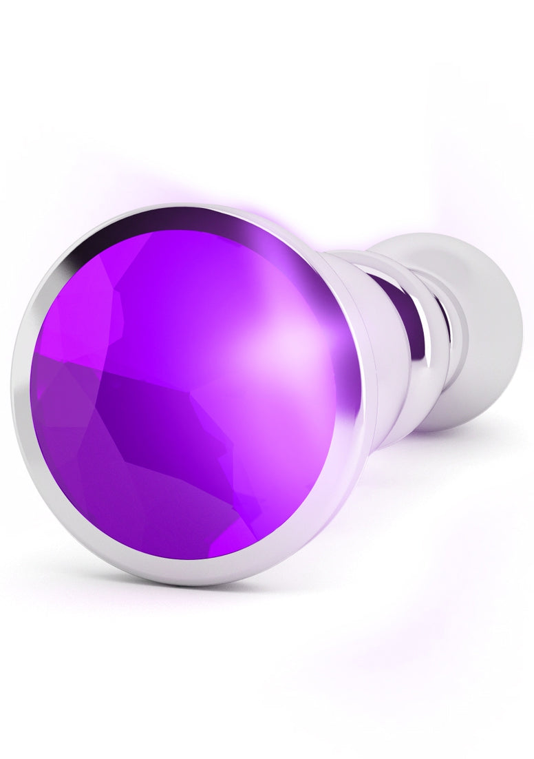 R2 - Silver Plug - 4,8 Inch - Purple Sapphire