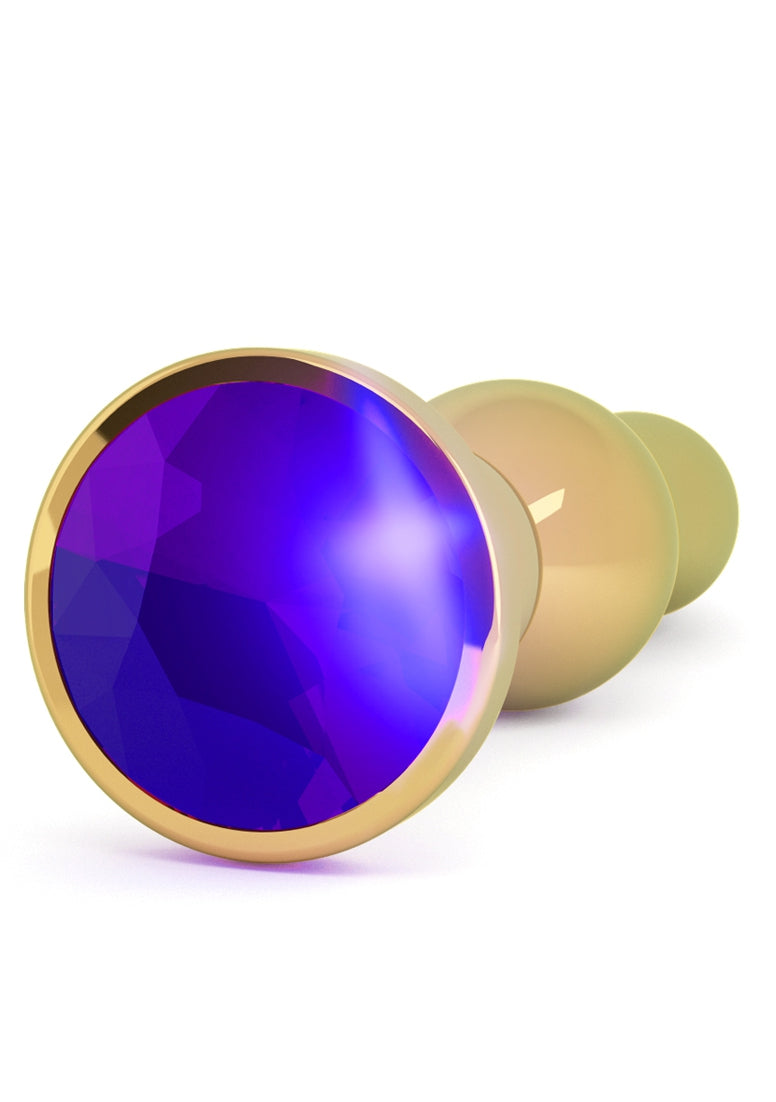 R4 - Gold Plug - 4,8 Inch - Purple Sapphire