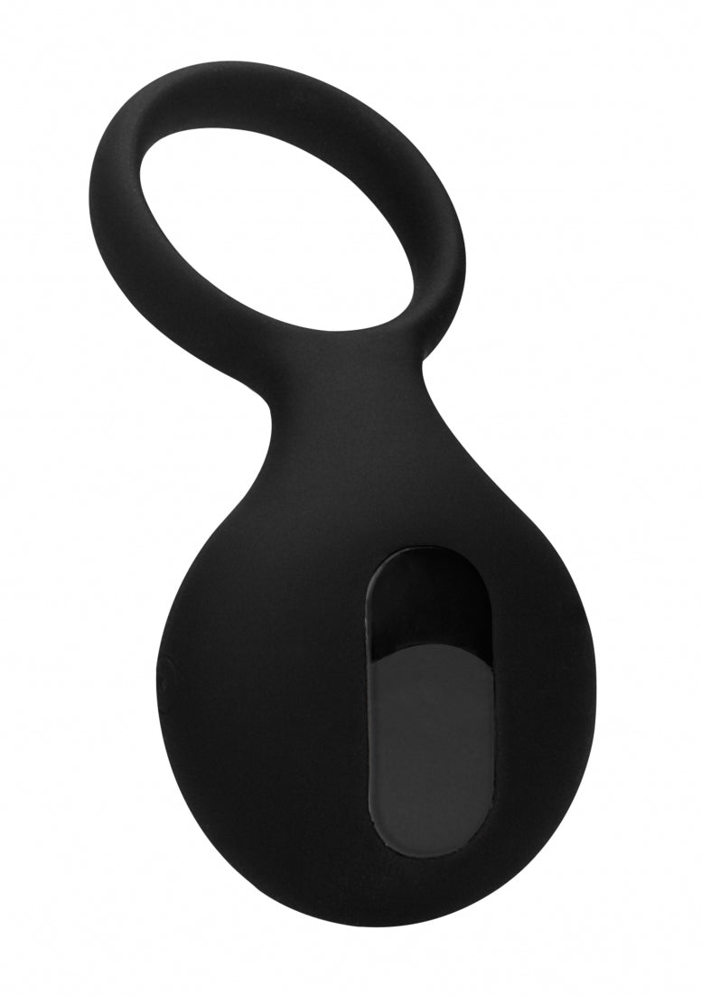 No. 75 - Remote Controlled Vibrating Cock Ring - Black