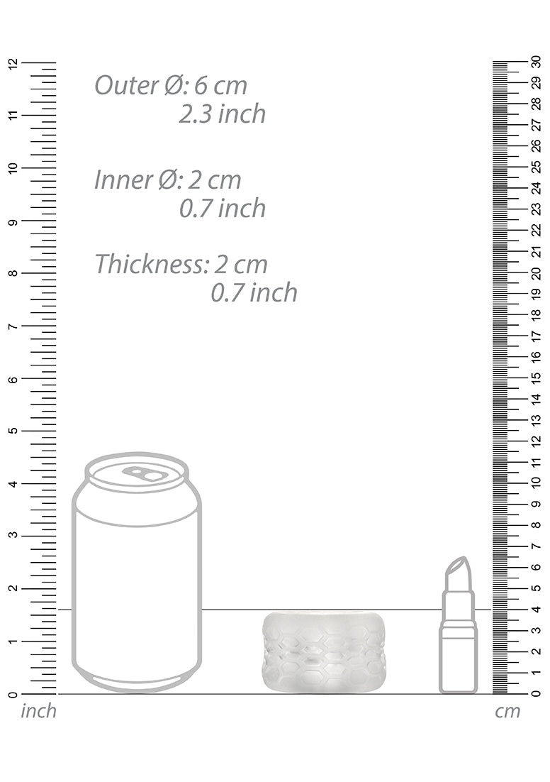 N0. 94 - Reversible Masturbator And Bumper - Transparent