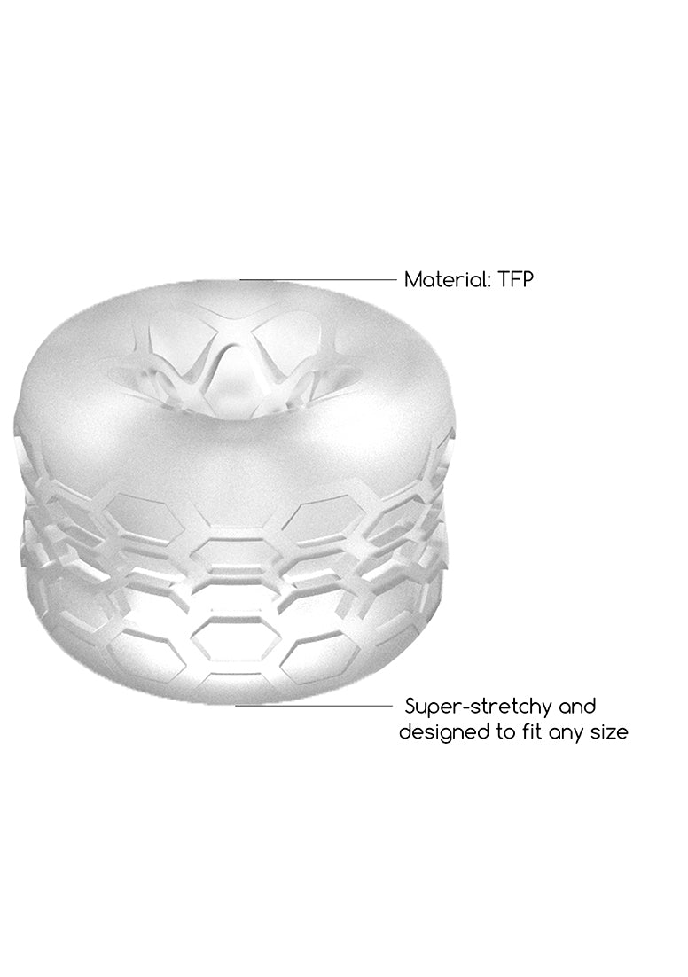 N0. 94 - Reversible Masturbator And Bumper - Transparent