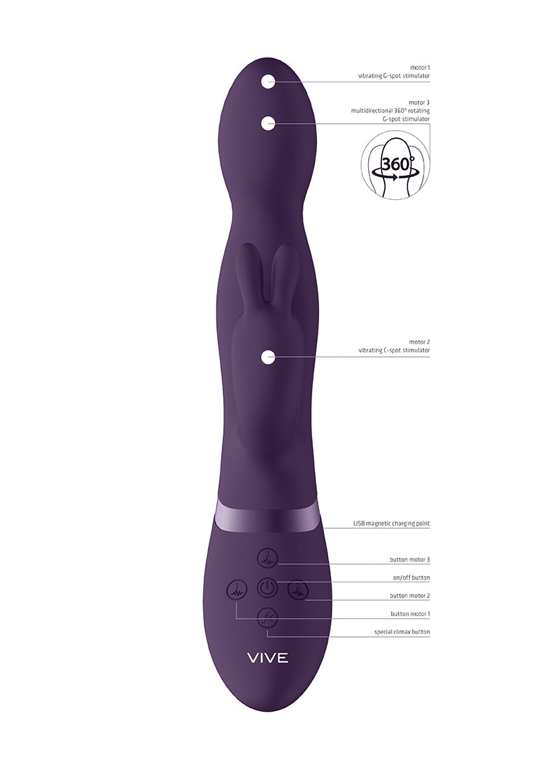 Niva - 360degrees Rabbit - Purple