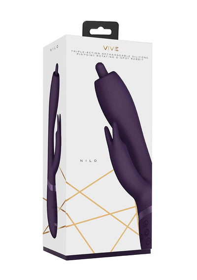 Nilo - Pinpoint Rotating G-spot Rabbit - Purple