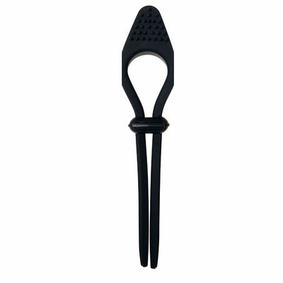 Black Tie Affair Adjustable Vibrating Cock Ring - 5 Year Warranty