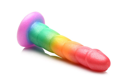 Simply Sweet 6.5" Swirl Rainbow Dildo