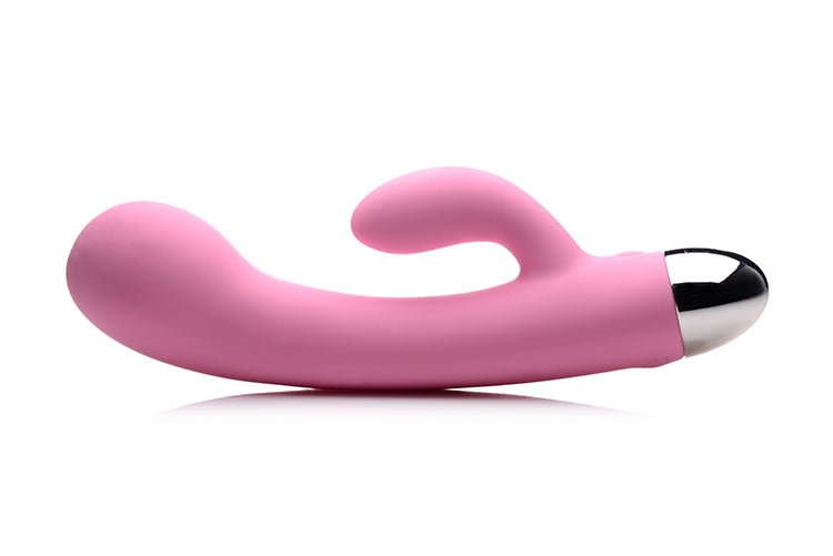Power Bunnies Bubbly 10X Silicone G-Spot Rechargeable Vibrator - Pink