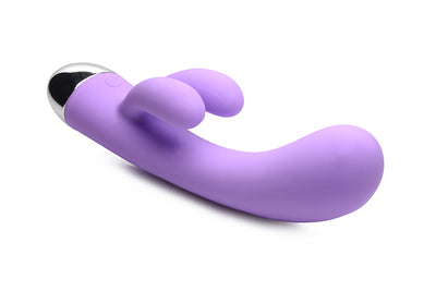 Power Bunnies Silky 10X Silicone G-Spot Rechargeable Vibrator - Lavender