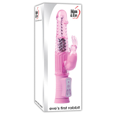 Adam & Eve Eve's First Rabbit Vibrator - Pink - 5 Year Warranty