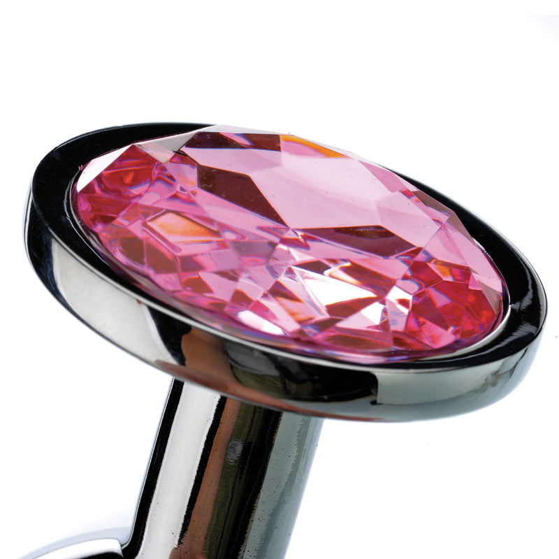 Adam & Eve Pink Gem Anal Plug - Large - 5 Year Warranty