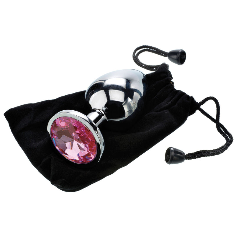Adam & Eve Pink Gem Anal Plug - Large - 5 Year Warranty