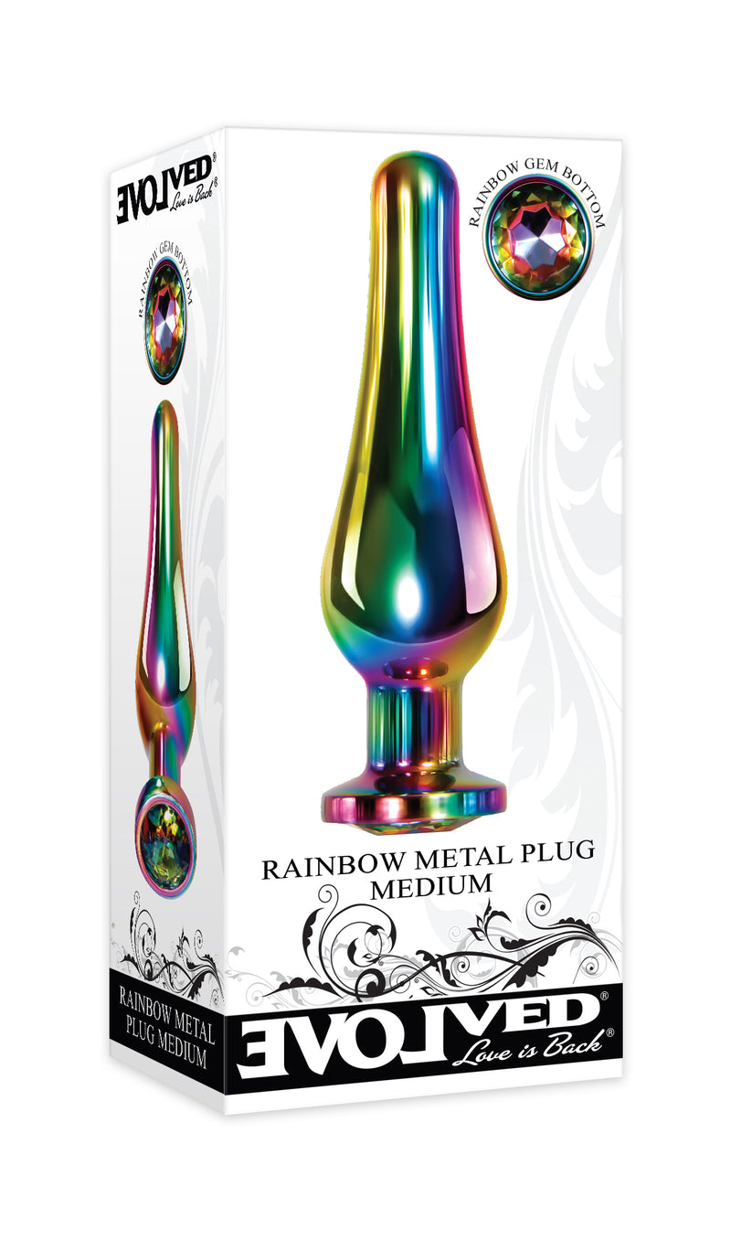 Rainbow Metal Plug Medium